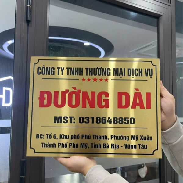 Biển Công Ty Đẹp | Thi Công Biển Công Ty Giá Rẻ, Sang Trọng Số 1 Hiện nay - Ảnh 3