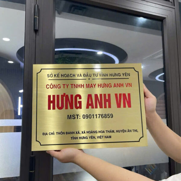 Biển Công Ty Đẹp | Thi Công Biển Công Ty Giá Rẻ, Sang Trọng Số 1 Hiện nay - Ảnh 4