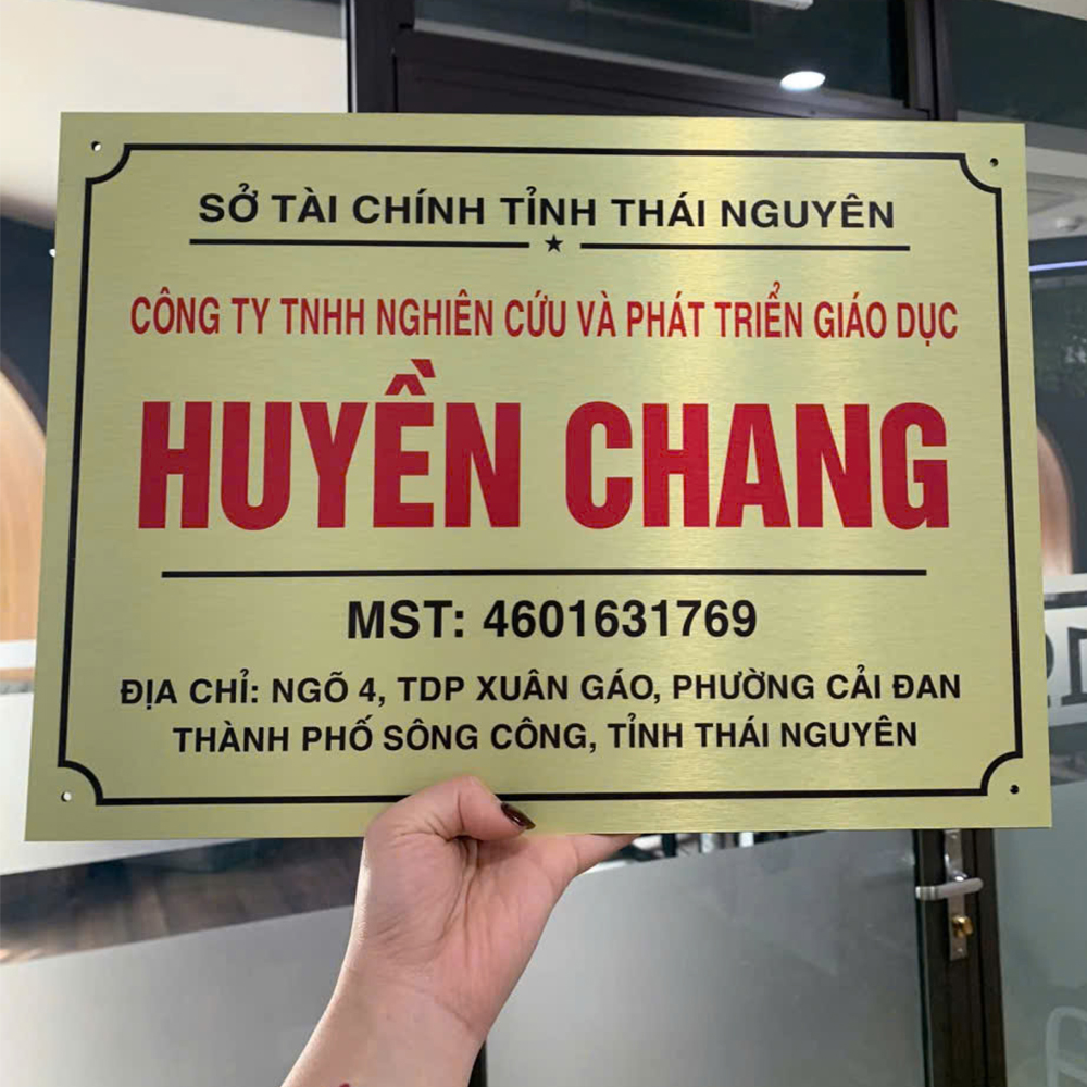 Biển Công Ty Đẹp | Thi Công Biển Công Ty Giá Rẻ, Sang Trọng Số 1 Hiện nay - Ảnh 13