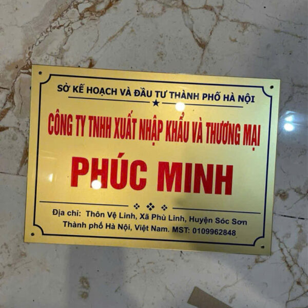 Biển Phòng Ban và 1 Số ưu điểm của biển hiệu phòng - Ảnh 3