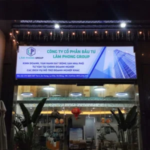 Biển hiệu biển bạt hộp đèn bạt 3M xuyên sáng