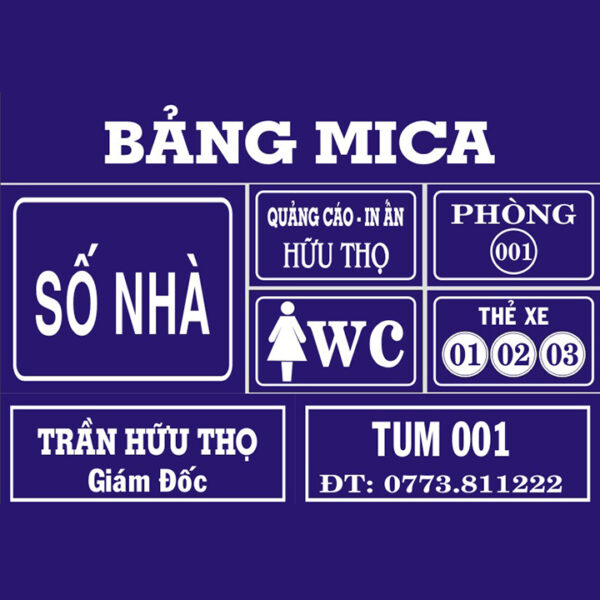 Biển phòng ban – Giải pháp nhận diện chuyên nghiệp cho mọi doanh nghiệp - Ảnh 4
