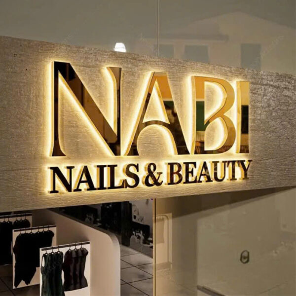 Bộ Chữ Logo Nổi Phát Sáng – Biển Quảng Cáo 3D Ấn Tượng