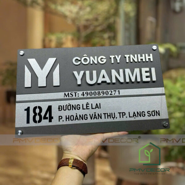 Biển công ty - Biển phòng ban - Biển công ty inox - Ảnh 24
