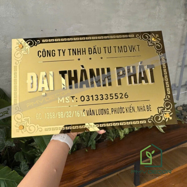Biển công ty - Biển phòng ban - Biển công ty inox - Ảnh 22