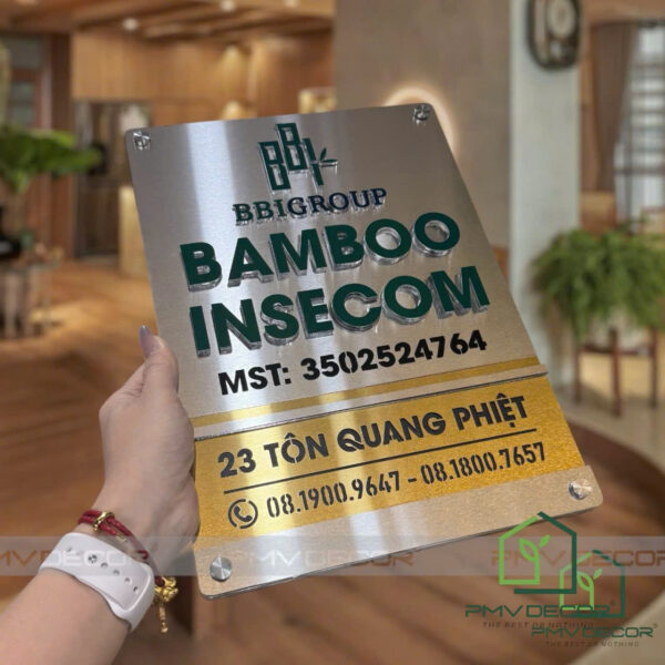 Biển công ty - Biển phòng ban - Biển công ty inox - Ảnh 21