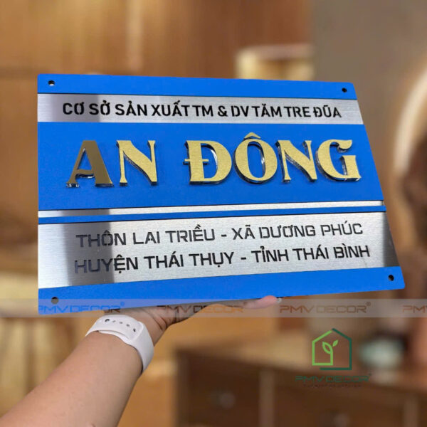 Biển công ty - Biển phòng ban - Biển công ty inox - Ảnh 18
